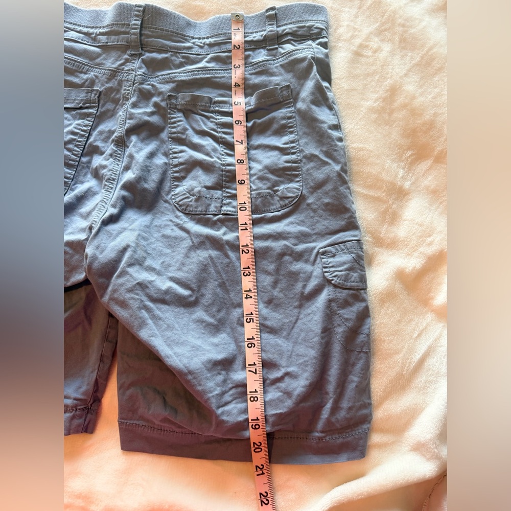 Lee Women's Slate Blue Cargo Bermuda Shorts - Picture 10 of 10